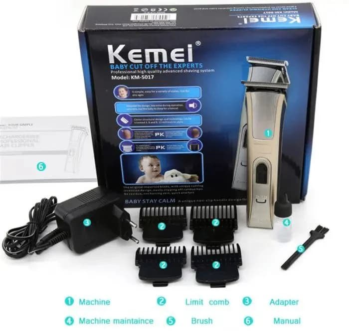 ماشین اصلاح کیمی مدل KM-5017 اصلی — تصویر ۶