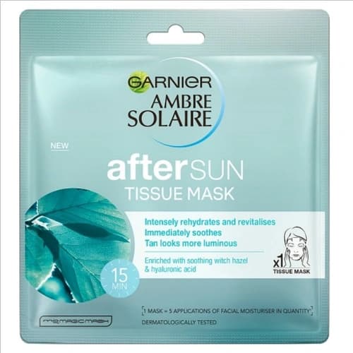 ماسک صورت ورقه ای گارنیه Garnier مدل Ambre Solaire مناسب استفاده بعد از آفتاب وزن 32 گرم — تصویر ۲