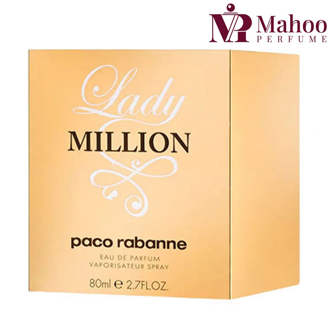 عطر ادکلن پاکو رابان لیدی میلیون اصل 80 میل | Paco Rabanne Lady Million — تصویر ۳