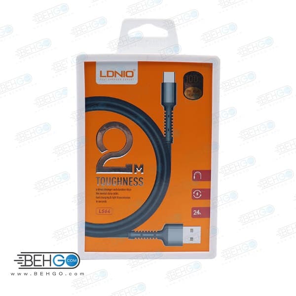 کابل شارژر تبدیل USB به Type-c الدینیو مدل LDNIO LS64