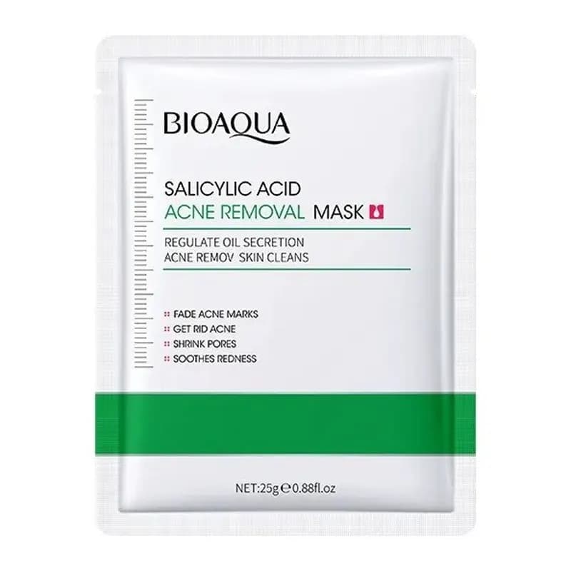 ماسک صورت ورقه ای Bioaqua مدل Acne Removal رفع کننده جوش و آکنه وزن 30 گرم — تصویر ۲