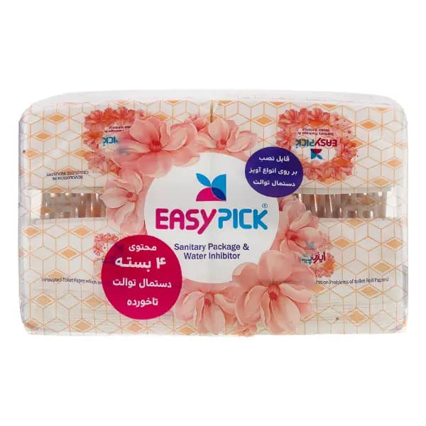 دستمال توالت تا خورده ایزی پیک Easy Pick هنگر دار بسته 4 عددی — تصویر ۲