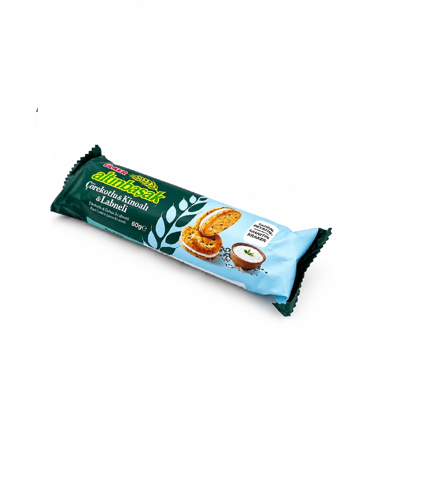 بیسکوییت رژیمی آلتین باشاک اولکر با طعم زیره سیاه، کینوا و لبنه 60 گرم