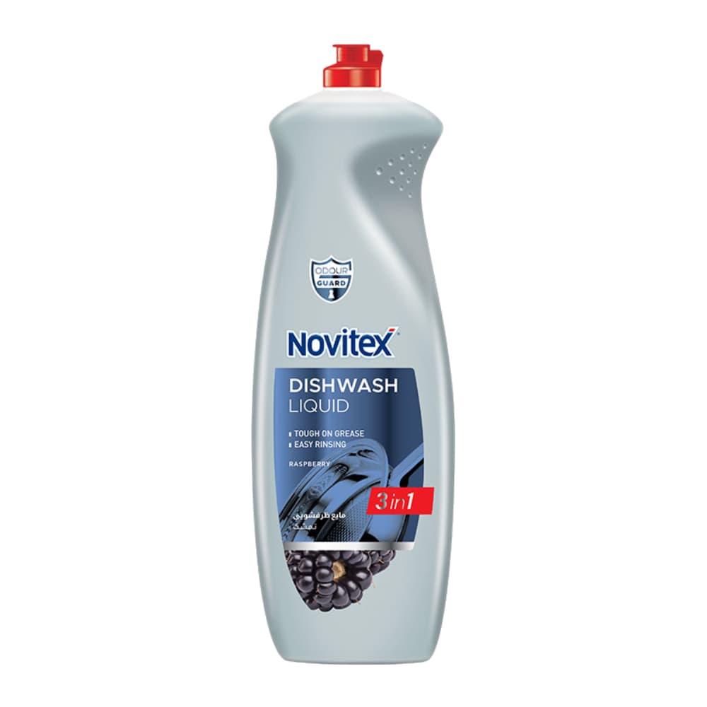 مایع ظرفشویی Novitex مدل Raspberry رایحه تمشک وزن 1000 گرم