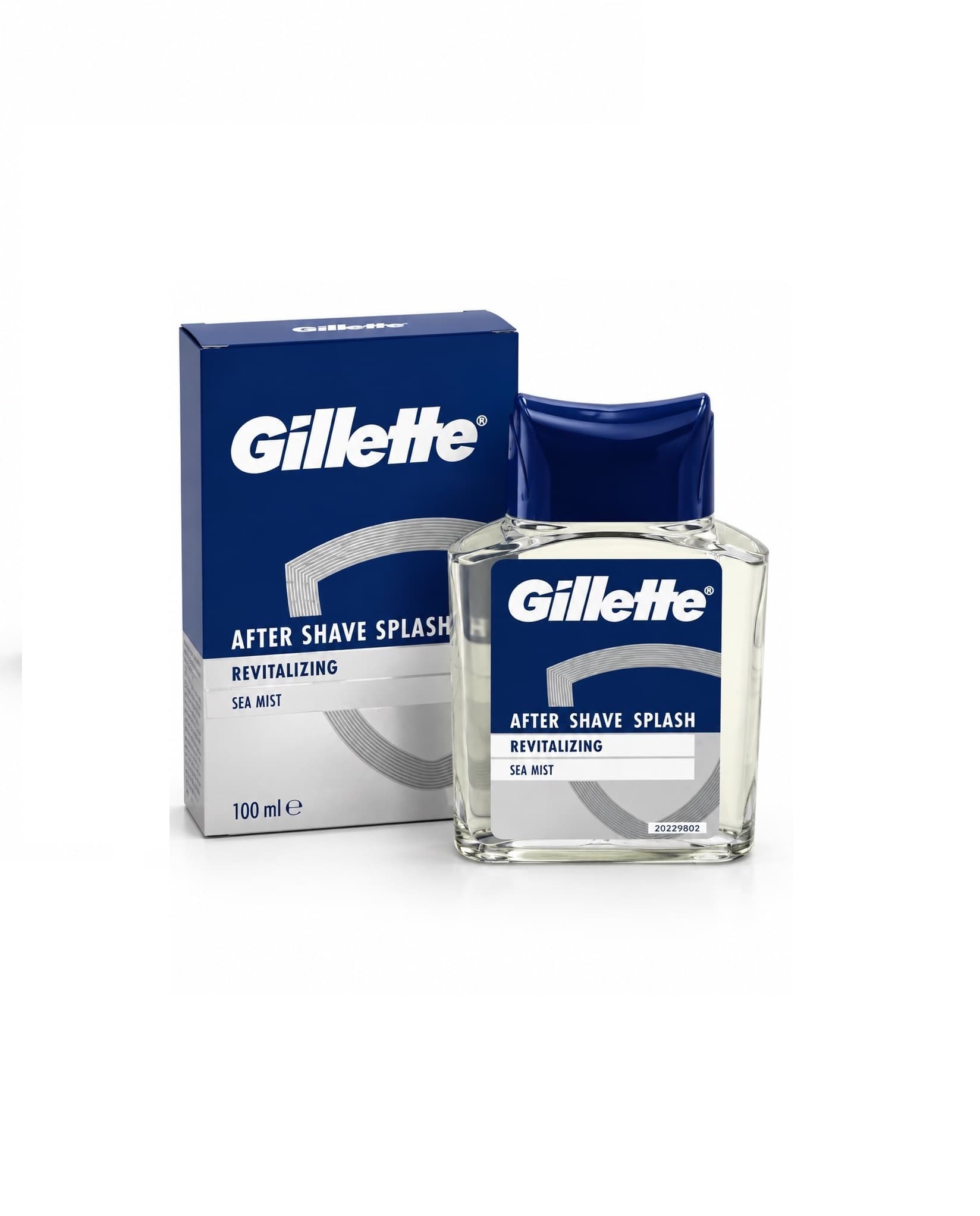 افترشیو ادکلنی ژیلت Gillette After Shave Splash Revitalizing Sea Mist حجم 100 میلیلیتر