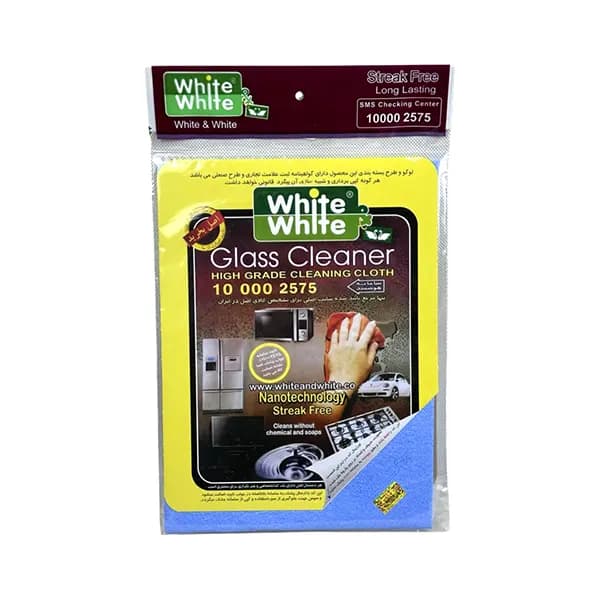 دستمال نظافت وایت اند وایت White And White جذب آلودگی بسیار زیاد بسته 1 عددی — تصویر ۳