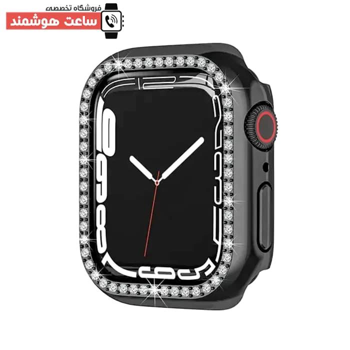 قاب اپل واچ و کاور اپل واچ نگین دار کد 200 — تصویر ۷