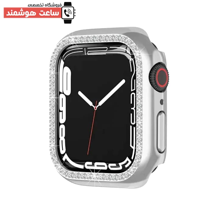 قاب اپل واچ و کاور اپل واچ نگین دار کد 200 — تصویر ۳