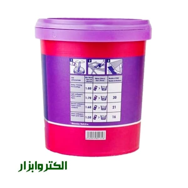 چسب کاغذ دیواری متیلان 400 گرمی — تصویر ۲