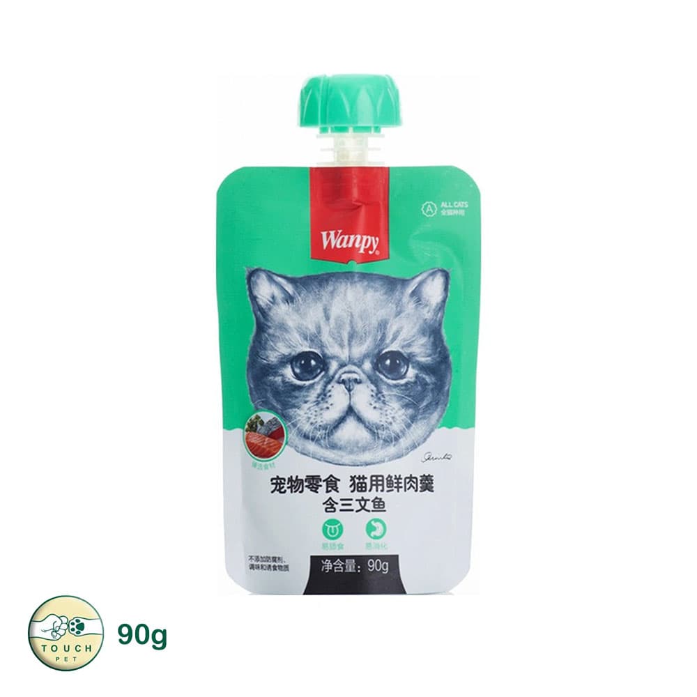 پودینگ گربه ونپی با طعم ماهی قزل آلا وزن 90 گرم