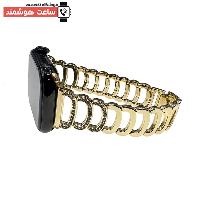 بند اپل واچ نگین دار باریک کد 1470 — تصویر ۴
