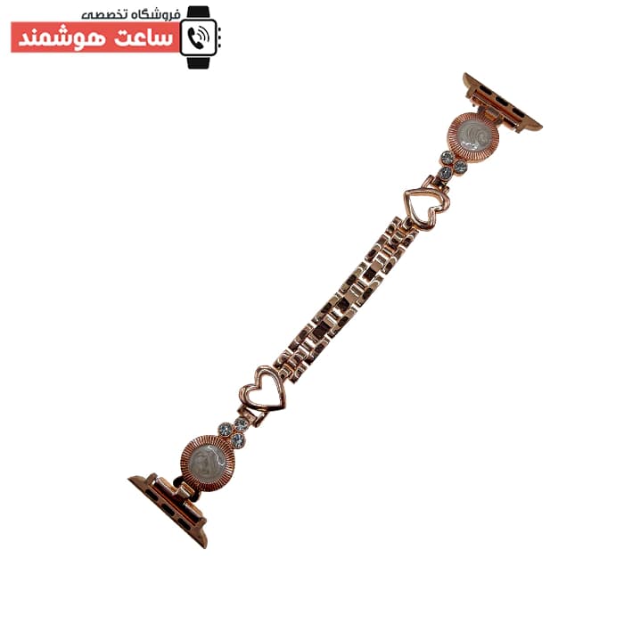 بند اپل واچ طرح قلب کد 1410 — تصویر ۳