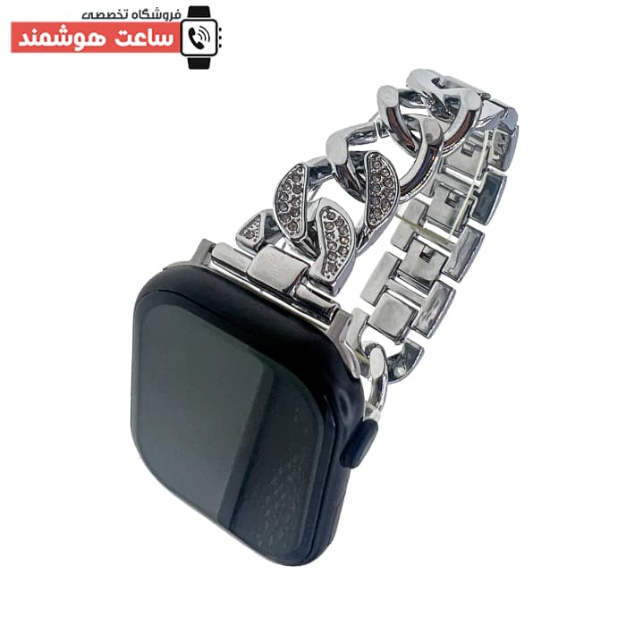 بند اپل واچ کارتیر نگین دار کد 1370 — تصویر ۴