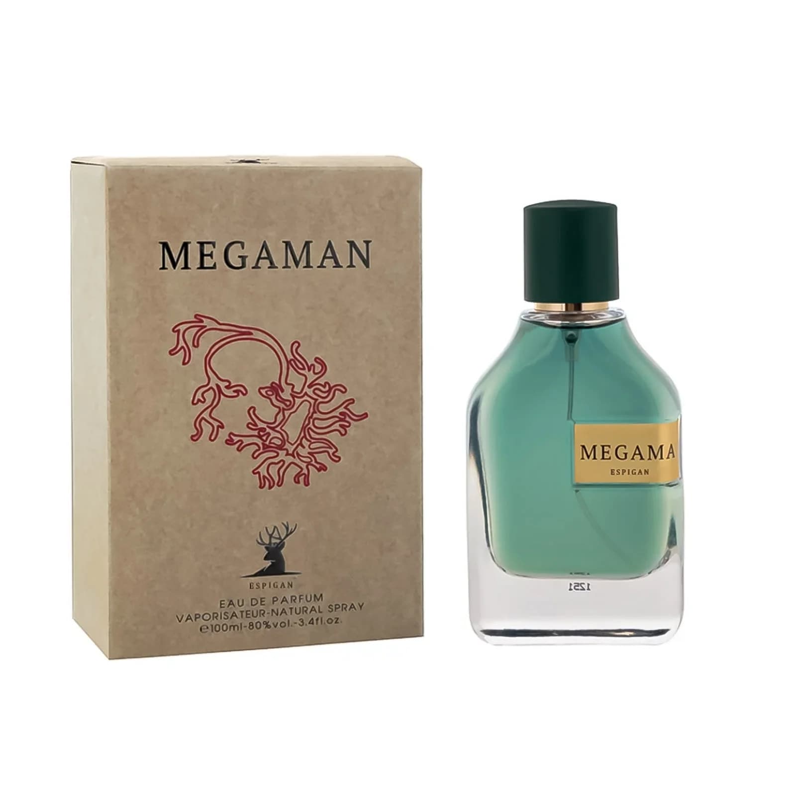 ادکلن مردانه اسپیگان مدل Megaman (مگامن) حجم ۱۰۰میل