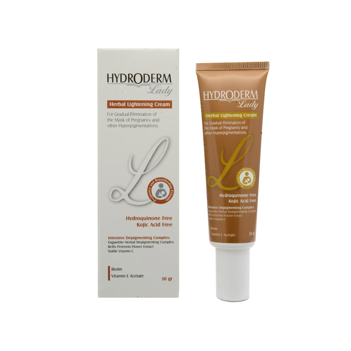 کرم روشن کننده گیاهی بانوان هیدرودرم-Hydroderm