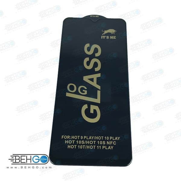 گلس شیشه ای گوشی موبایل اینفینیکس It’s Me Og Infinix Hot 10 play/Hot 10t/Hot 10S/HOT 11 PLAY