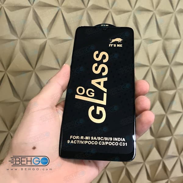 گلس شیشه ای گوشی موبایل شیائومی It’s Me Og Xiaomi POCO C31/C3/REDMI 9A/9C/9I/9/10A — تصویر ۶