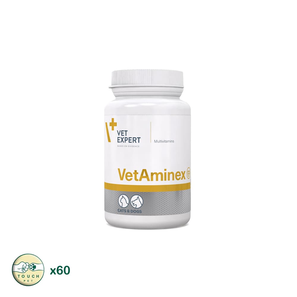 قرص مولتی ویتامین سگ و گربه وت اکسپرت VETAMINEX بسته 60 عددی