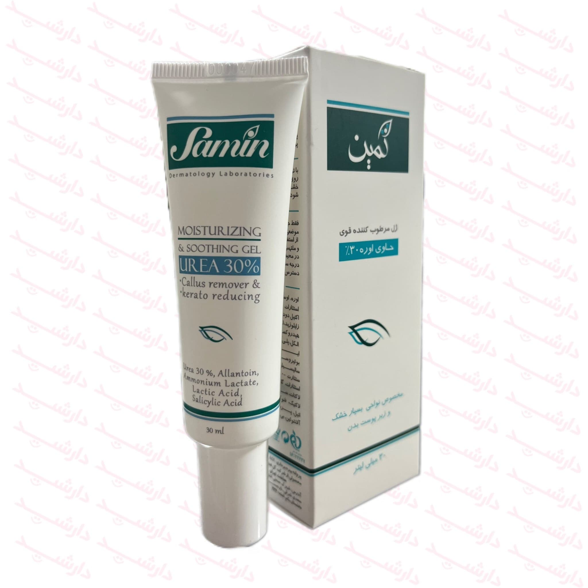ژل مرطوب کننده قوی ثمین 30 درصد اوره 30 میلی لیتر