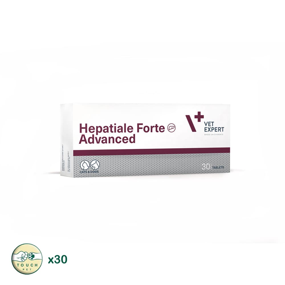 قرص سگ و گربه وت اکسپرت مخصوص تقویت کبد HEPATIALE FORTE ADVANCED بسته 30 عددی