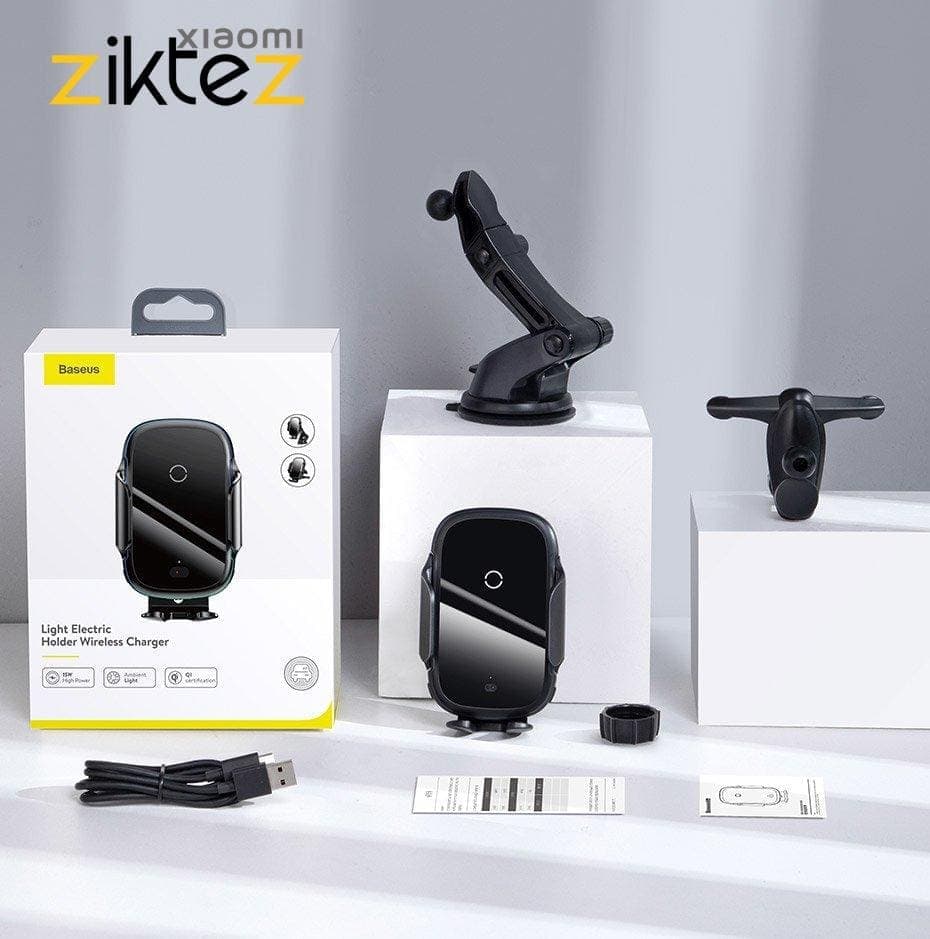پایه نگهدارنده و شارژر بی سیم بیسوس Baseus Light Electric WXHW03 (اورجینال با گارانتی) — تصویر ۳