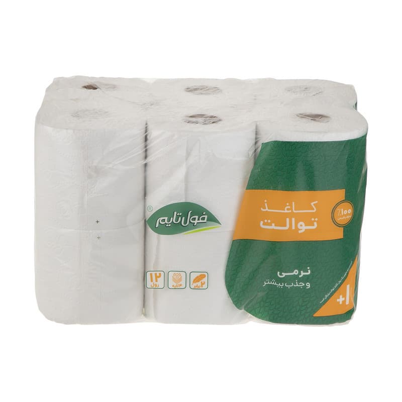 دستمال توالت 12 رول فول تایم