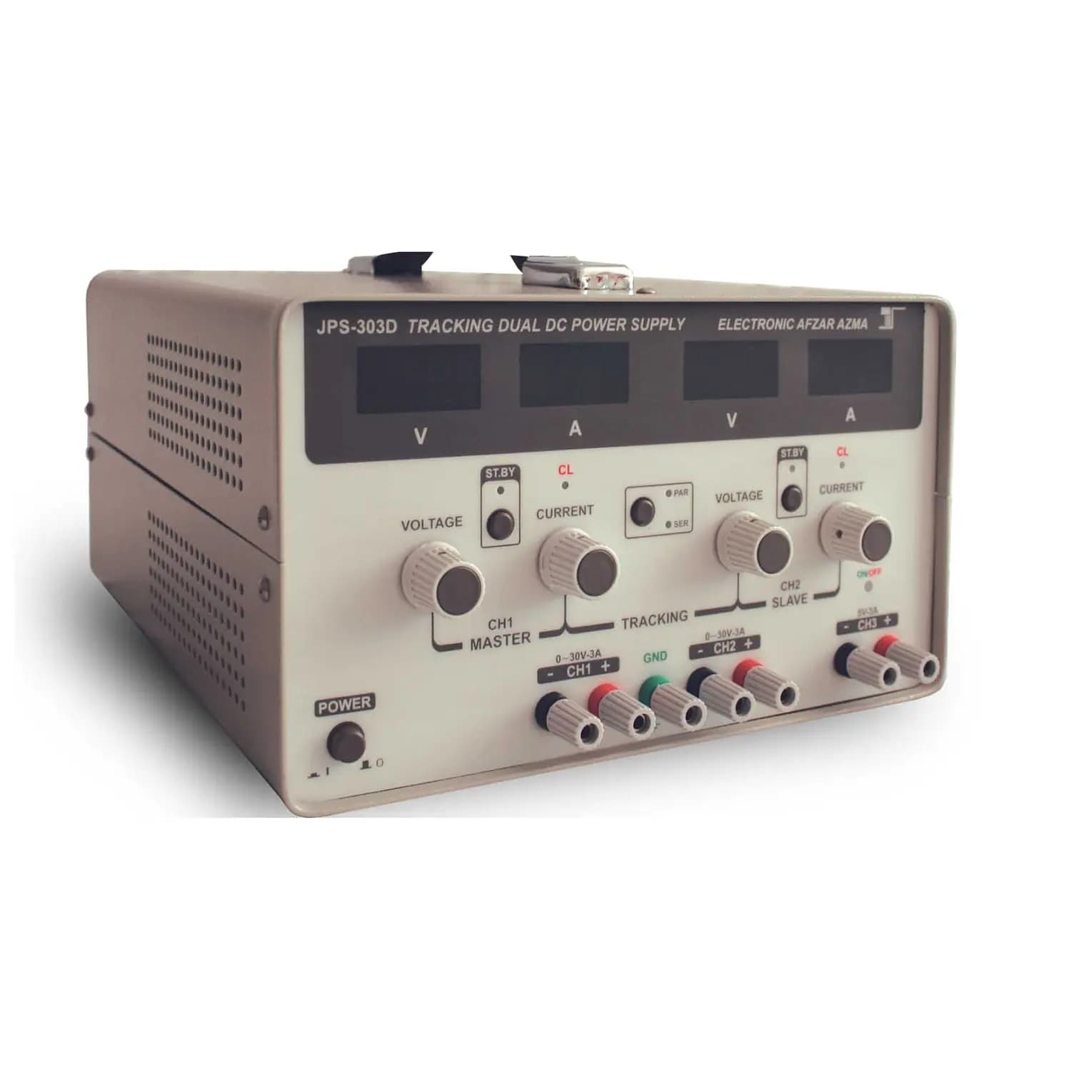 منبع تغذیه دوبل 30 ولت 3 آمپر افزار آزما JPS-303D