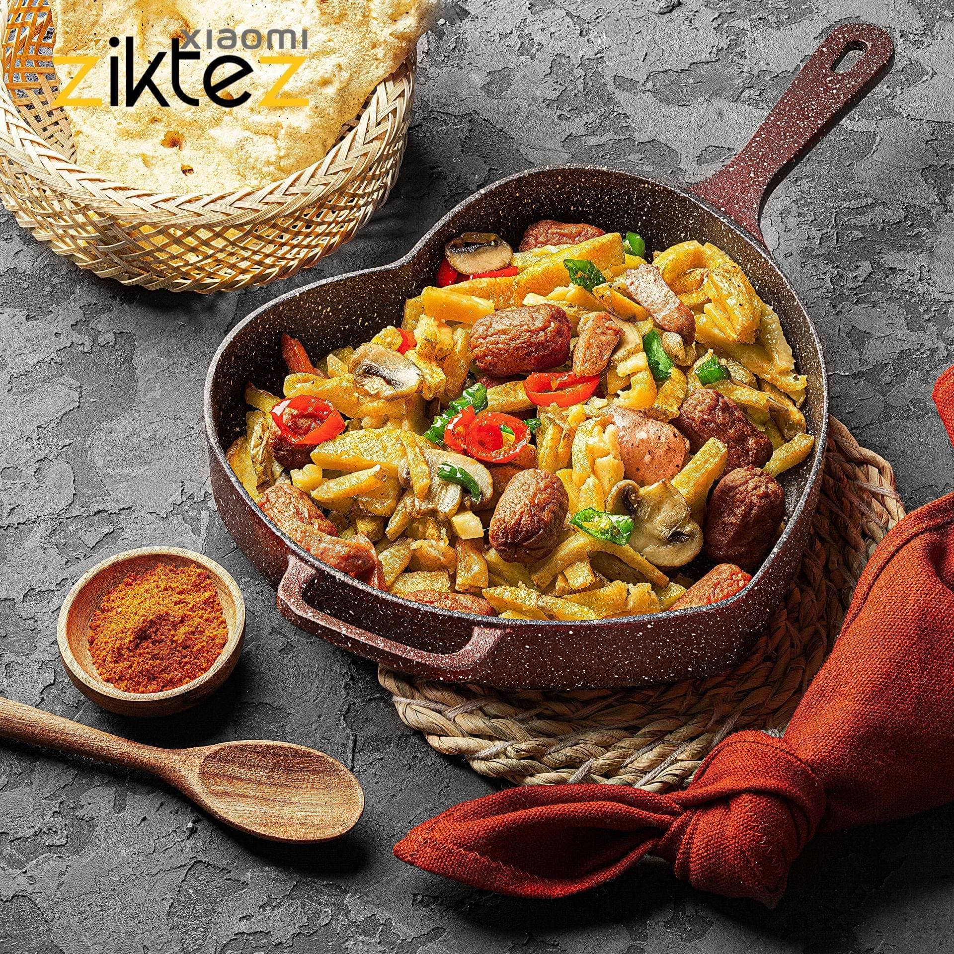 تابه چدن قلب نالینو Amante plus (اورجینال با گارانتی)