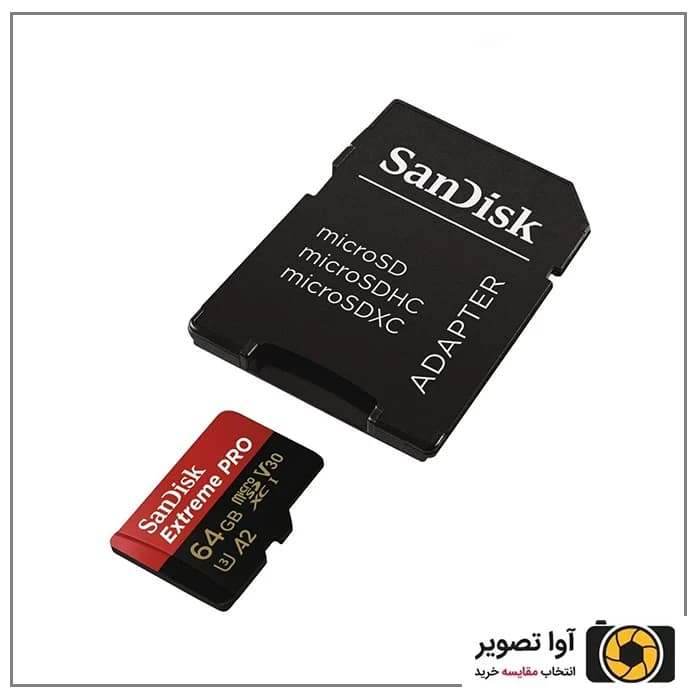 سن دیسک micro SD 64GB Exreme PRO — تصویر ۲