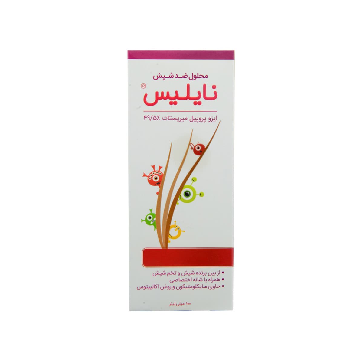 محلول ضد شپش نایلیس-Nylice