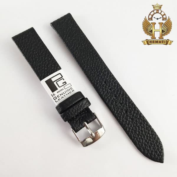 بند چرم ساعت مچی برند پی جی طرح فلوتز بدون دوخت PG16506 (سایز 16) — تصویر ۳