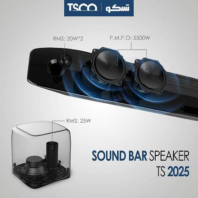 اسپیکر ساندبار Speaker TSCO TS-2025 Soundbar — تصویر ۲
