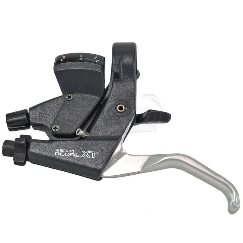 دسته دنده دوچرخه شیمانو DEORE XT ST-M739 ساخت ژاپن 3×8 سرعته 24 دنده Shimano Shifter Lever DEORE XT ST-M739 japan 3×8 Speed — تصویر ۲
