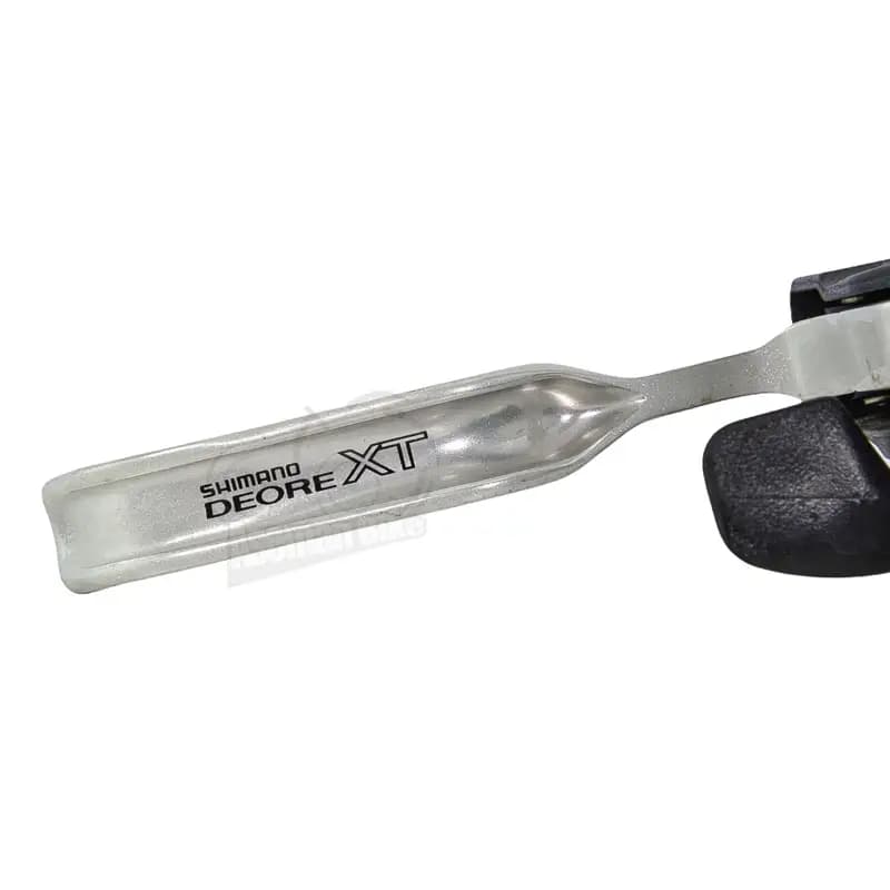 دسته دنده دوچرخه شیمانو DEORE XT ST-M739 ساخت ژاپن 3×8 سرعته 24 دنده Shimano Shifter Lever DEORE XT ST-M739 japan 3×8 Speed — تصویر ۵