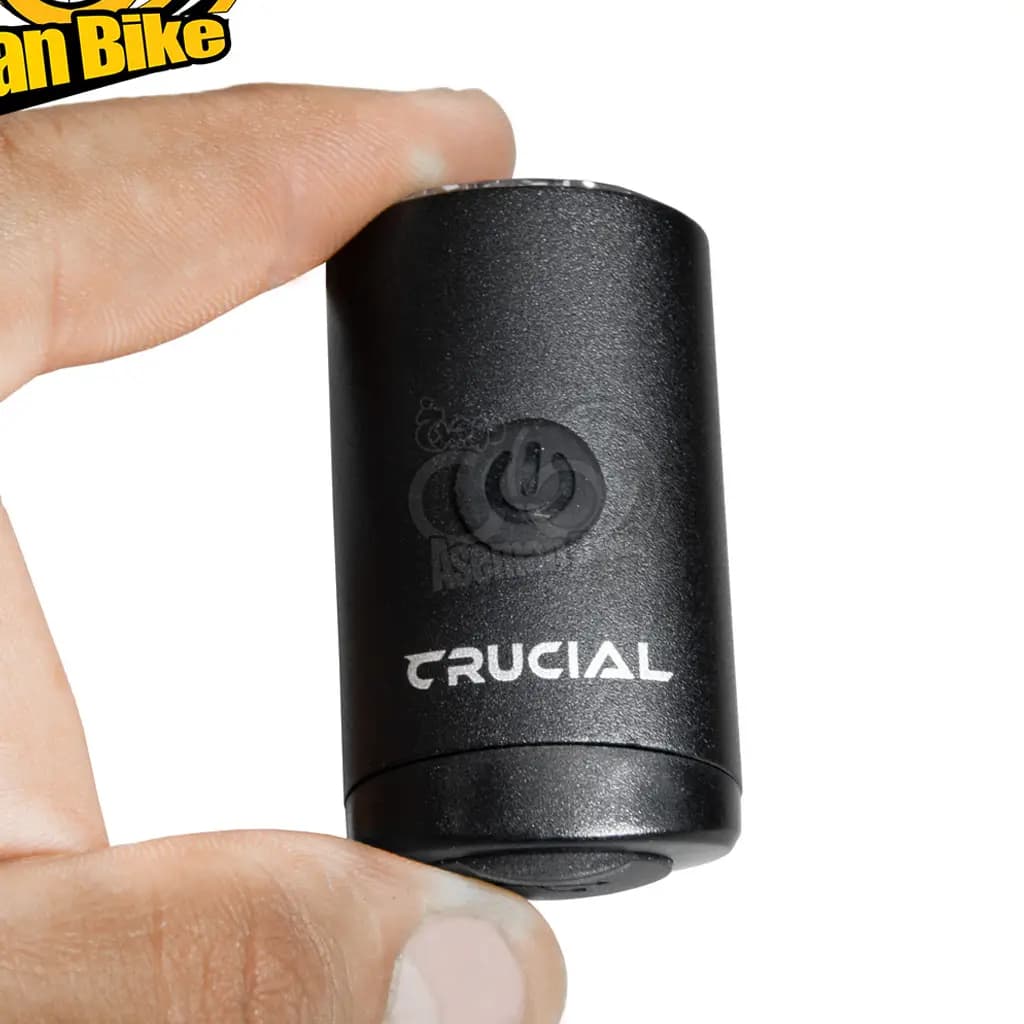 خرید چراغ جلو دوچرخه CRUCIAL CG-126P شارژی کروشل ، کرشوال ، کروشیال ،کروشال — تصویر ۵