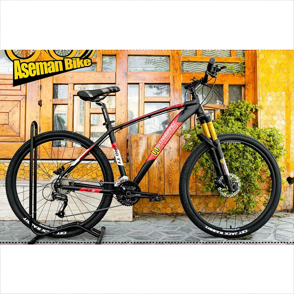 دوچرخه 27.5 WStandard Pro T1 دبلیو استاندارد سایز 27.5 پرو تی وان 27 دنده دوشاخ بادی توپی بلبرینگی