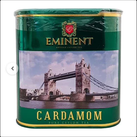 چای امیننت هل دار قوطی بیضی 400 گرم | EMINENT CARDAMOM Pure Ceylon Tea 400g