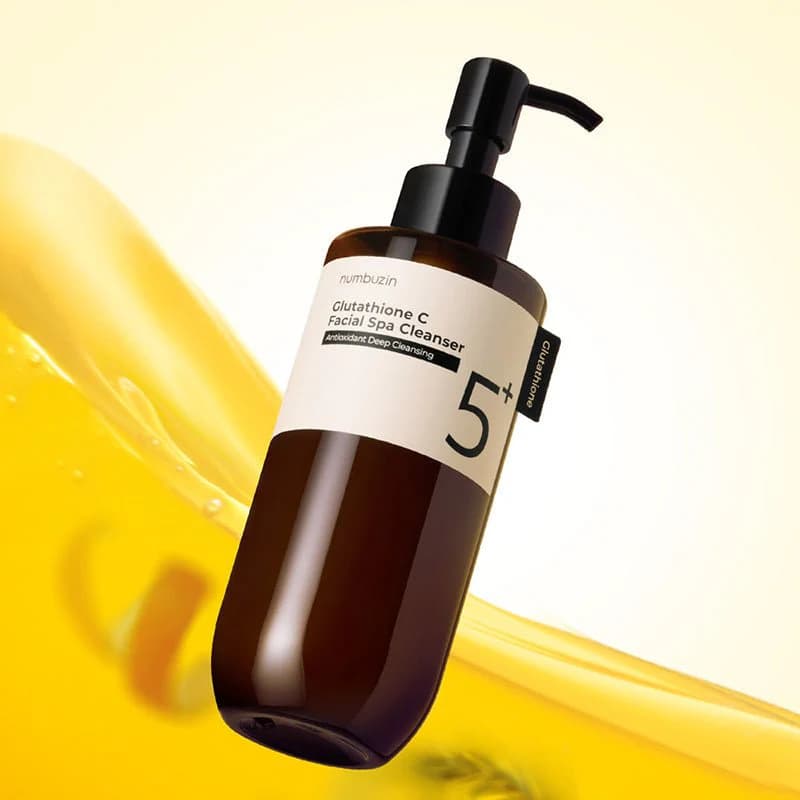 شوینده روغنی گلوتاتیون ویتامین سی شماره 5 نامبوزین 200 میل | Numbuzin Glutathione C Facial Spa Cleanser 200ml — تصویر ۲