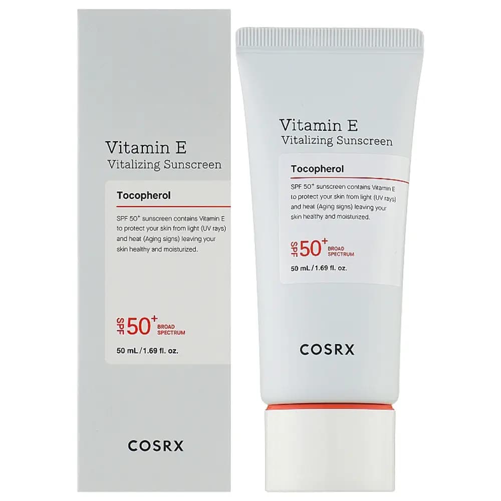 ضد آفتاب ویتامین E توکوفرول کوزارکس COSRX Vitamin E Vitalizing Sunscreen Tocopherol 50 ml