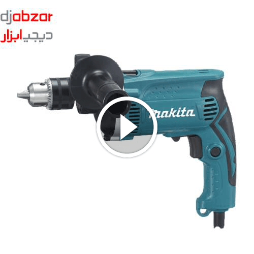 دریل 13 میلیمتر چکشی سه نظام آچاری کیفی ماکیتا مدل HP1630K — تصویر ۳