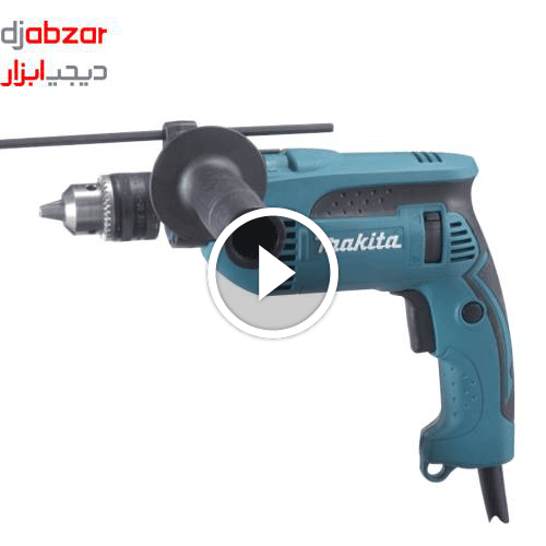 دریل 13 میلیمتر چکشی کیفی سه نظام آچاری ماکیتا مدل HP1640K — تصویر ۲