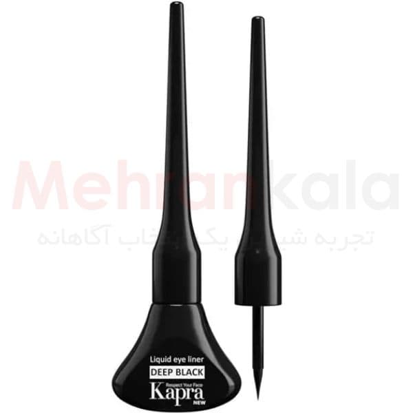خط چشم کوزه ای ضد آب کاپرا مدل Deep Black