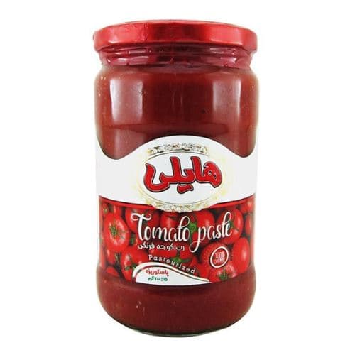 رب گوجه فرنگی هایلی 700 گرمی شیشه ای