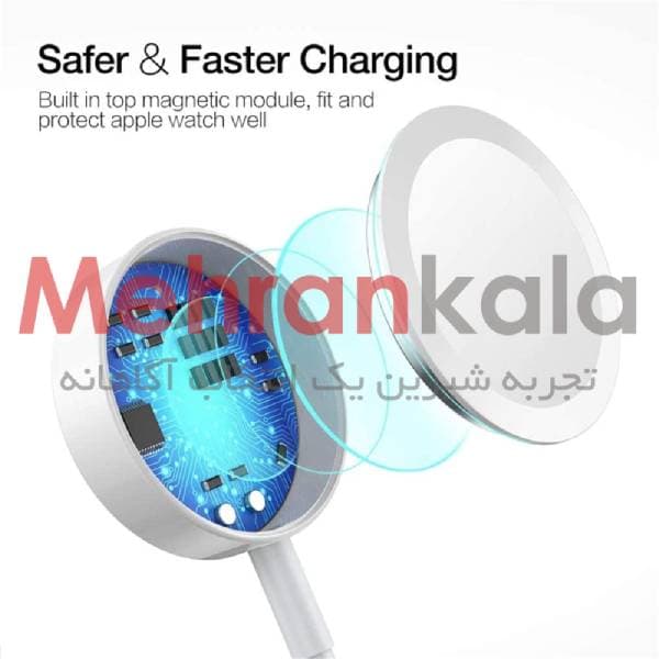 شارژر مغناطیسی اپل واچ مدل MKLG2AM/A طول 1 متر — تصویر ۳