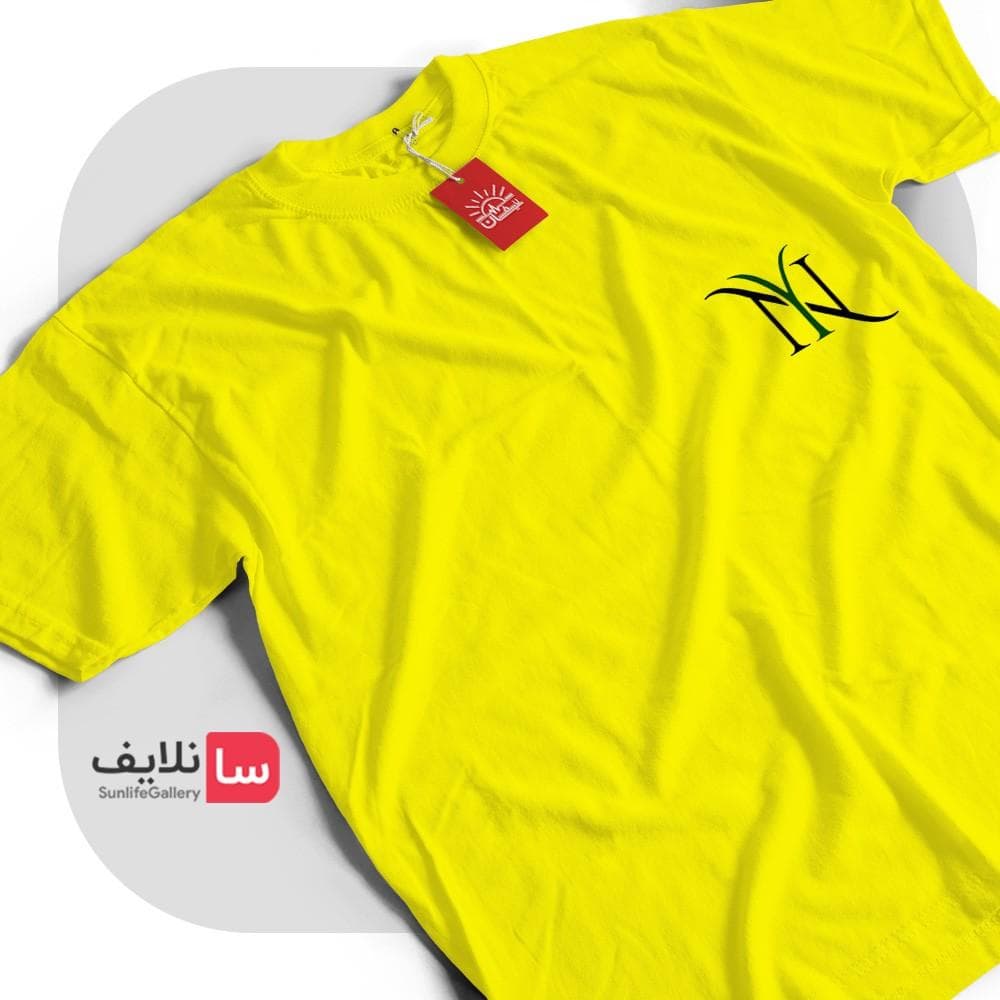 تیشرت زرد برند NY — تصویر ۳