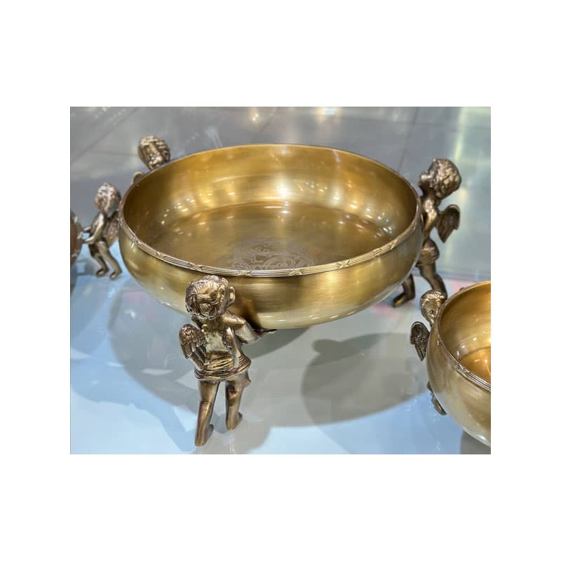 ظرف پذیرایی سه فرشته برنجی 4022 — تصویر ۵