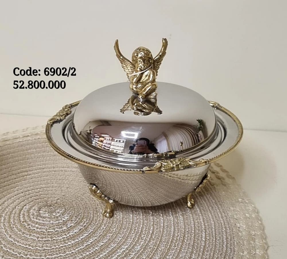 شکلات خوری استیل برنج نیوسان 6902