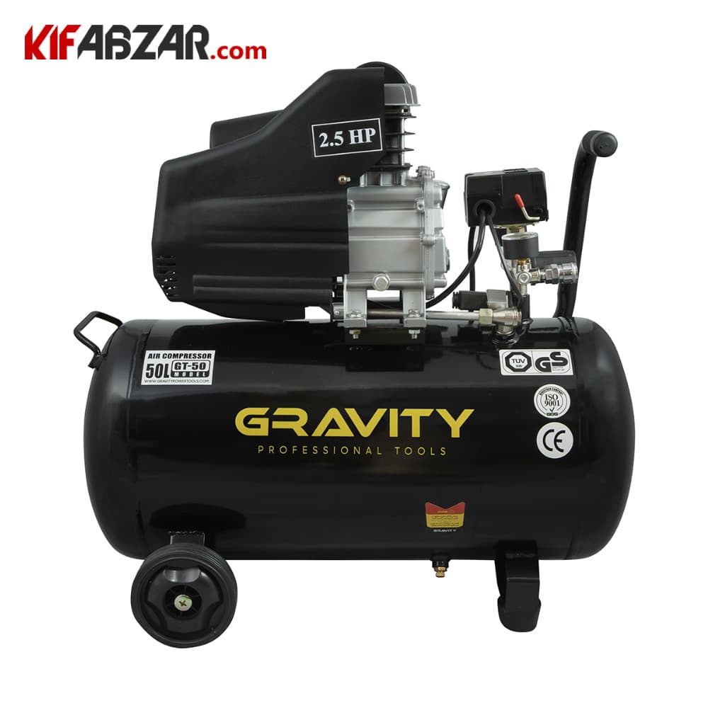 کمپرسور باد 50 لیتری گراویتی مدل GT-50 — تصویر ۴