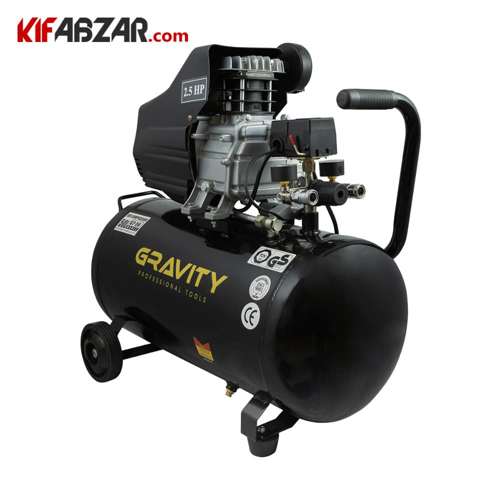 کمپرسور باد 50 لیتری گراویتی مدل GT-50 — تصویر ۳