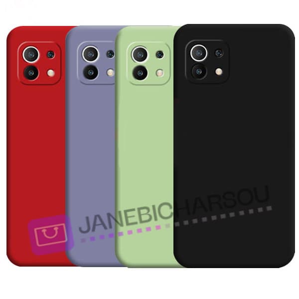قاب سیلیکونی محافظ لنزدار شیائومی مدل Xiaomi Silicone Cover for Mi 11 lite